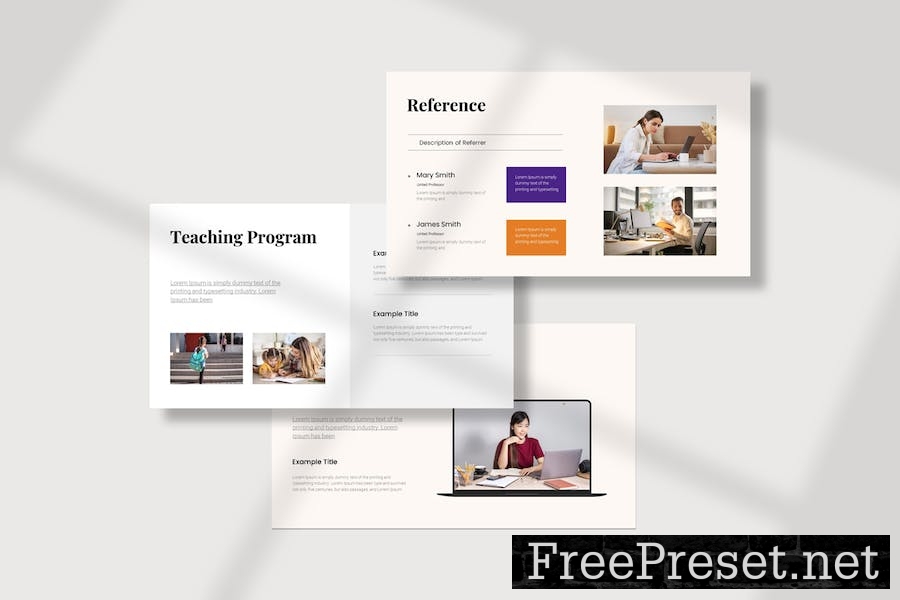 Education Presentation Template PQSULTD