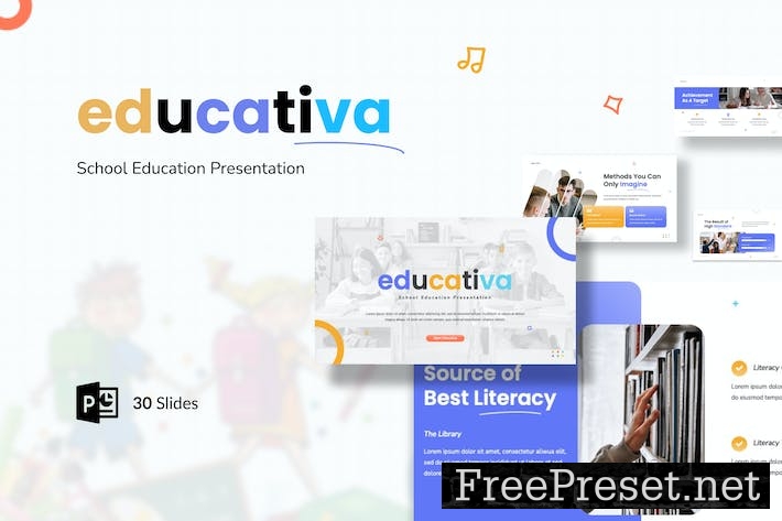 Educativa - School Education Powerpoint NTRG2SL