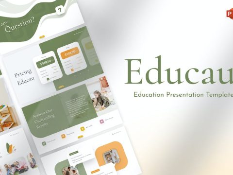 Educau Education PowerPoint Template CWK224L