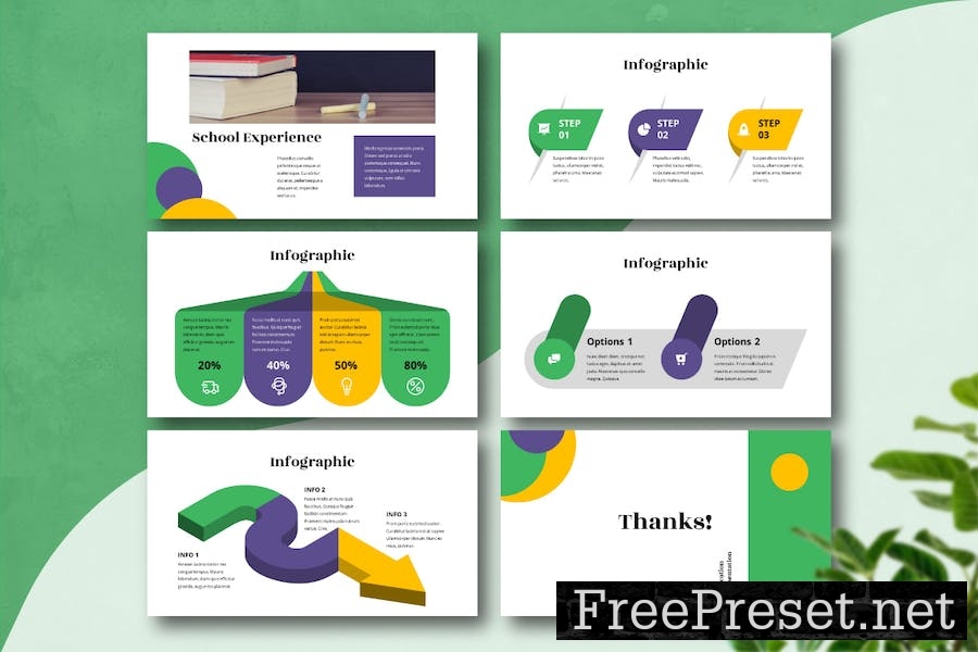 EDUCAXI - Education Powerpoint Template T8CR67S