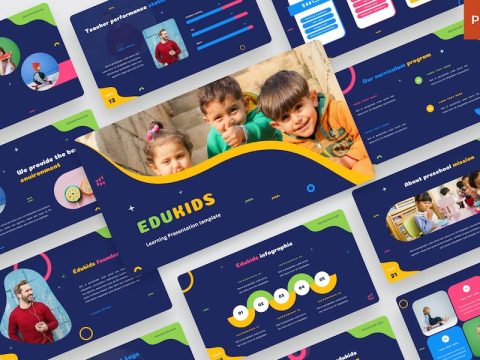 EduKids - kids education PowerPoint Template VBYG27J