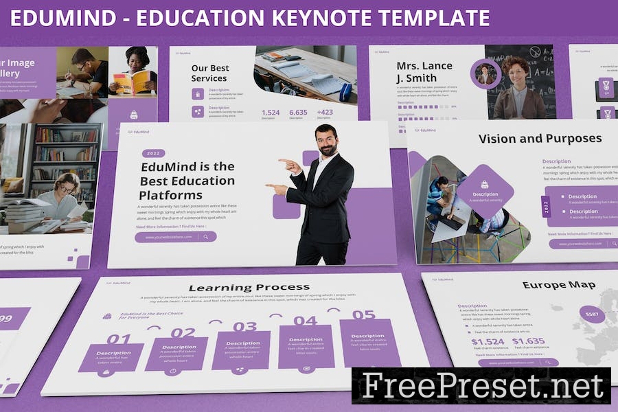 Edumind - Education Keynote Template C4YT66T