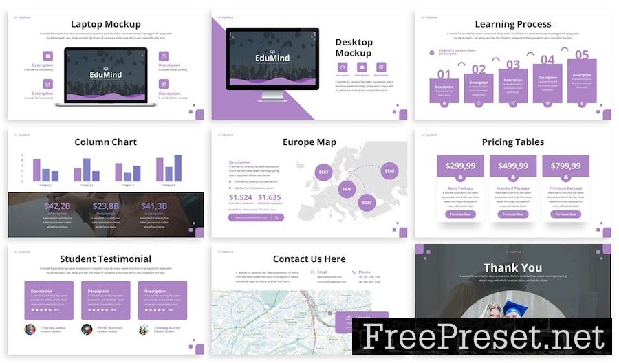 Edumind - Education Powerpoint Template ZV5VS85