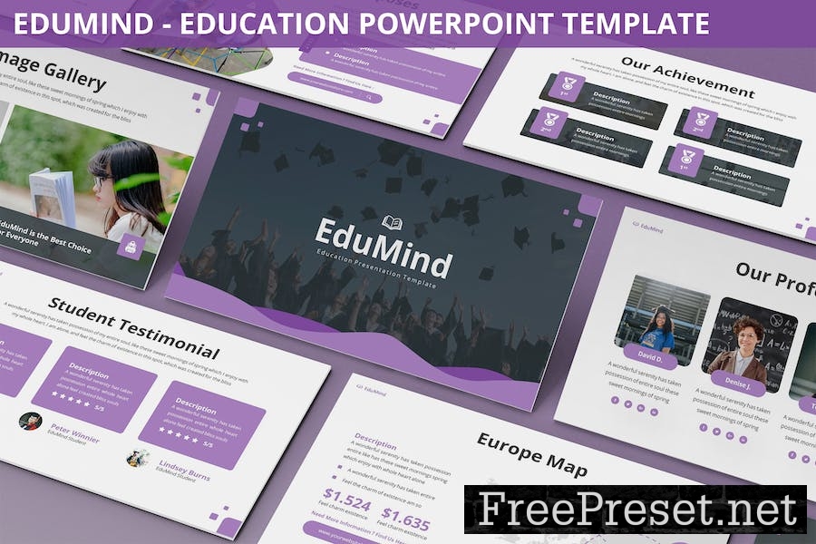 Edumind - Education Powerpoint Template ZV5VS85