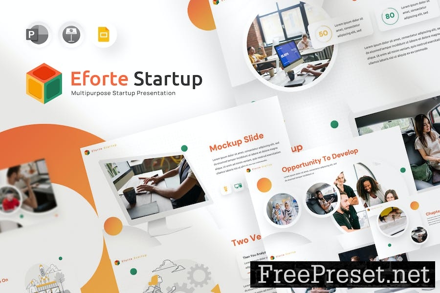 Eforte - Multipurpose Startup GoogleSlide Template