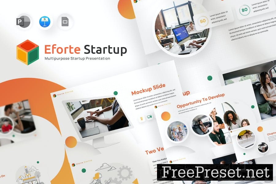 Eforte - Multipurpose Startup Keynote Template UDNFQ2H