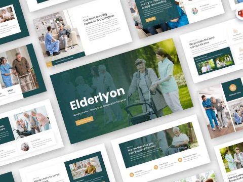 Elderlyon - Nursing Home & Elderly Care PowerPoint ETNHJ2S