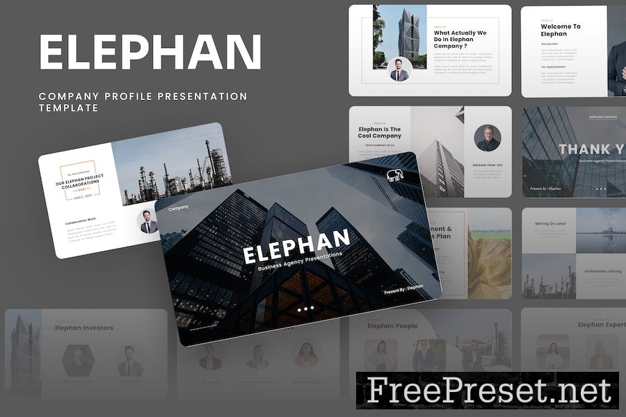 Elephan - Company Profile Google Slides Template MZKUCQW