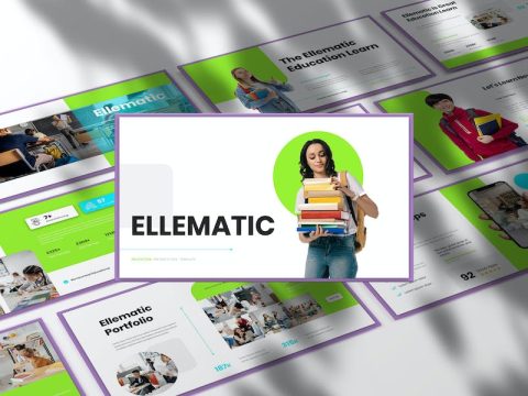 Ellematic Education Presentation Keynote Template AMCK32A