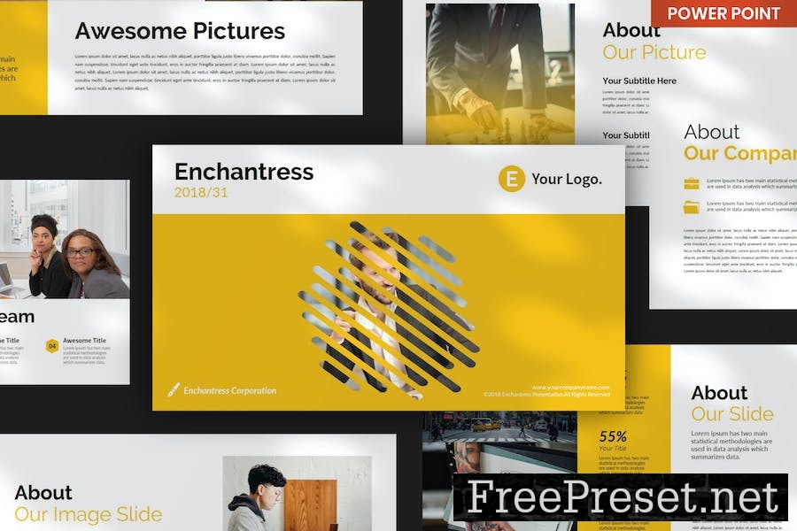 Enchantress Business PowerPoint GEWPEFX