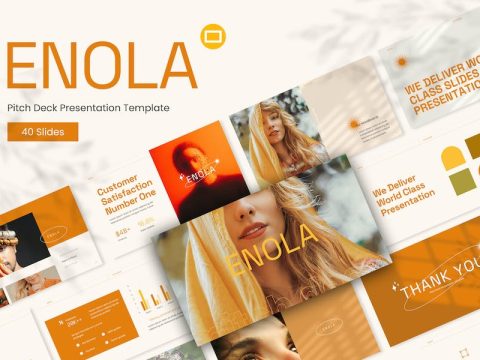 Enola Pitch Deck Google Slides Template