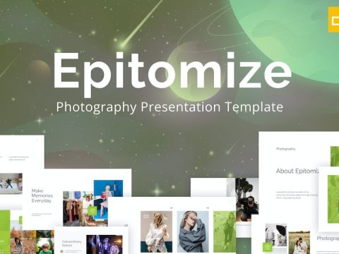 Epitomize Green Photography Google Slides Template 72C2BZD