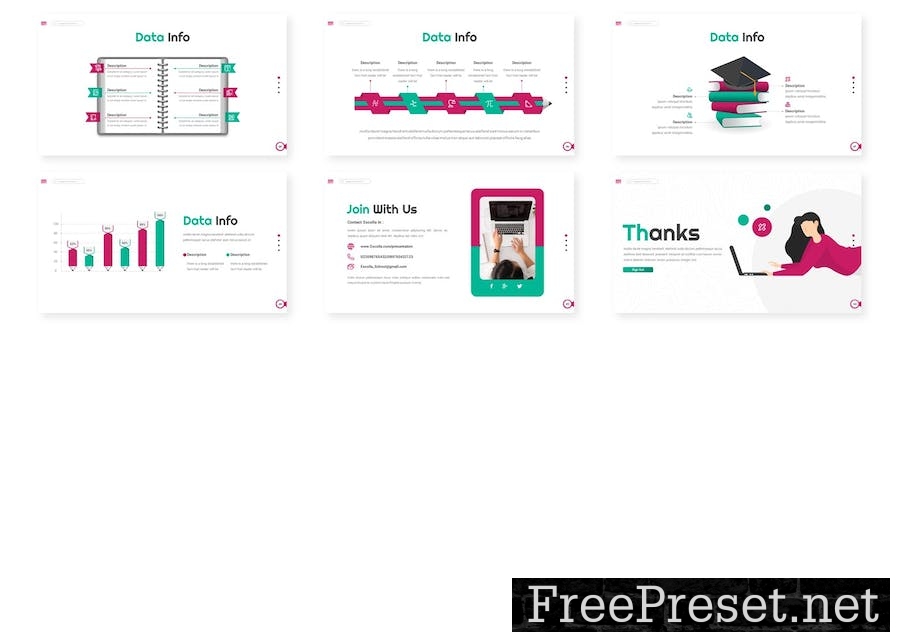 Escolla - Education Powerpoint Template 8R53D7M