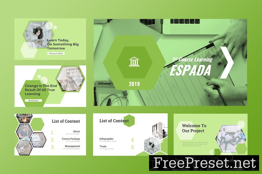 Espada - Education Powerpoint Presentation VHM6AD