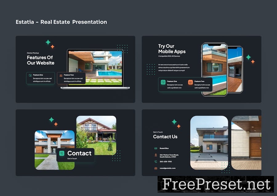 Estatia - Real Estate PowerPoint Presentation YKWTDUA