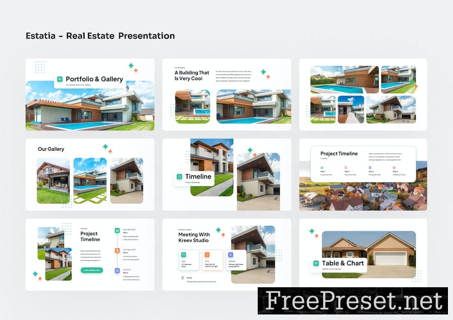 Estatia - Real Estate PowerPoint Presentation YKWTDUA