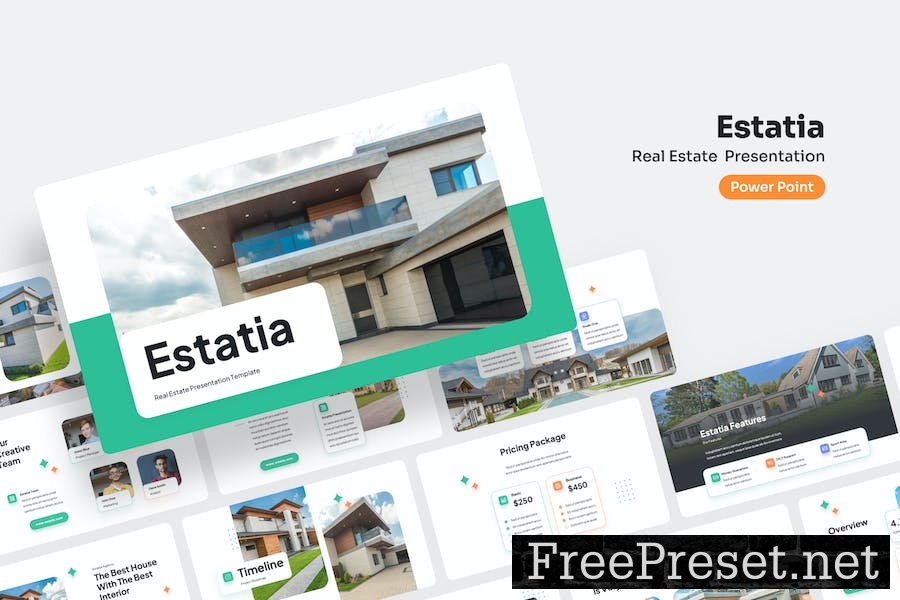 Estatia - Real Estate PowerPoint Presentation YKWTDUA