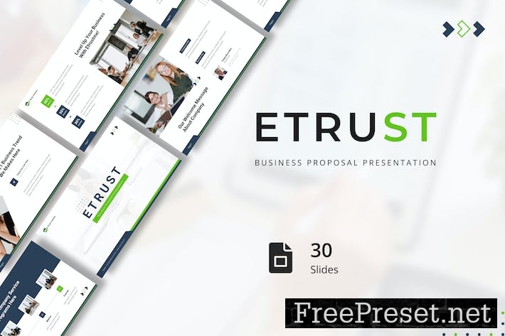 Etrust – Business Proposal Google Slides 27MYF4C