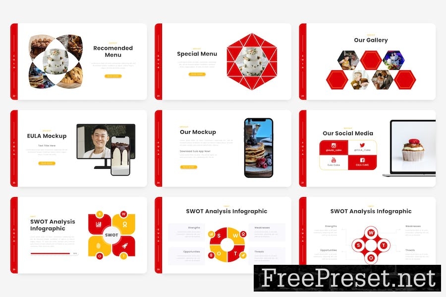 Eula – Food And Restaurant Keynote Template