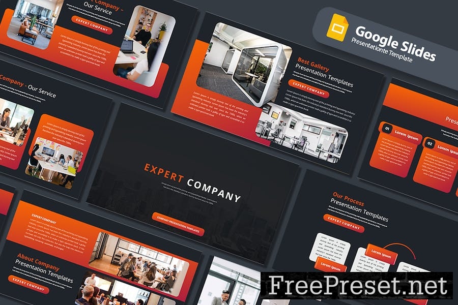 Expert Company - Google Slides Template 8MN2J5Q