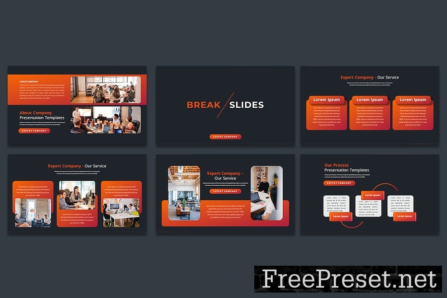 Expert Company - PowerPoint Template CATAC5R