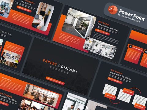 Expert Company - PowerPoint Template CATAC5R