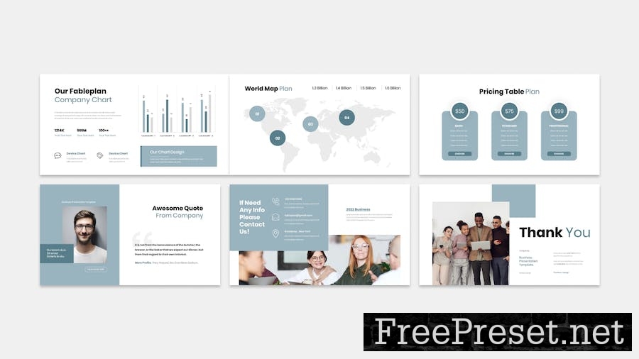 Fableplan - Business Presentation Google Slide Tem 7UESR7G