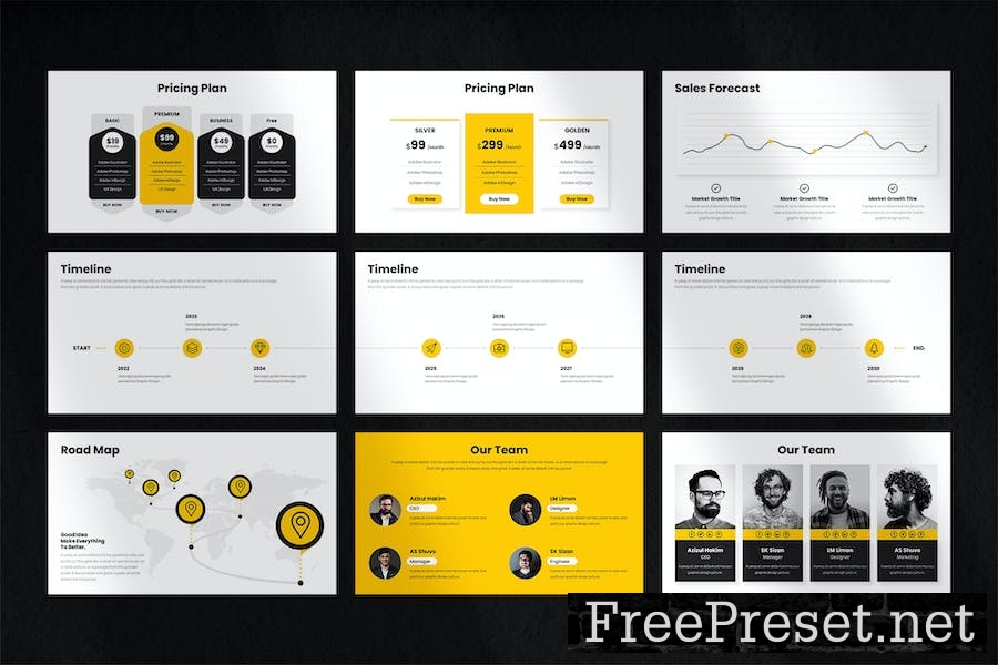 Facto - PowerPoint Template 8XMMZLD