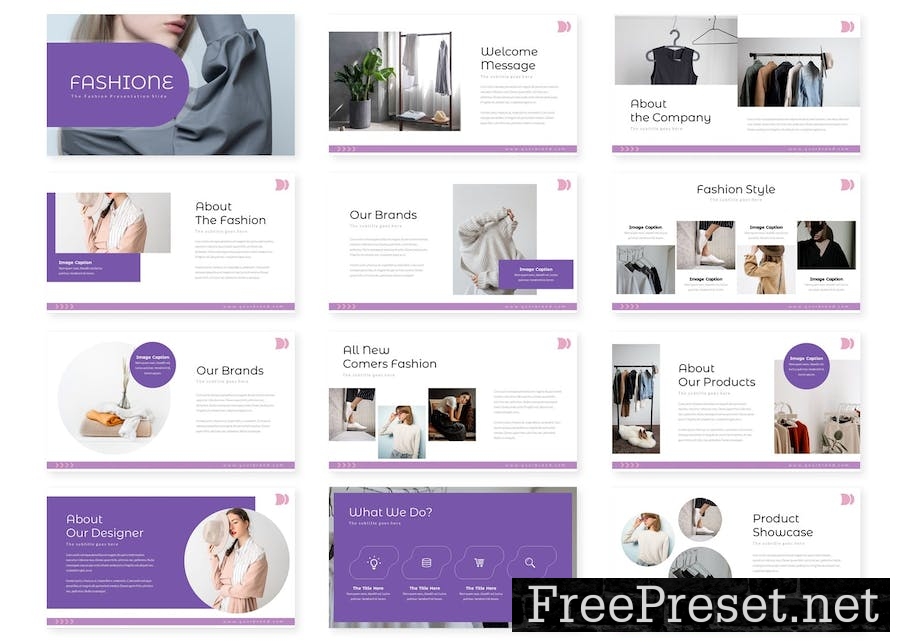 Fahione - Powerpoint Template 3ARK477