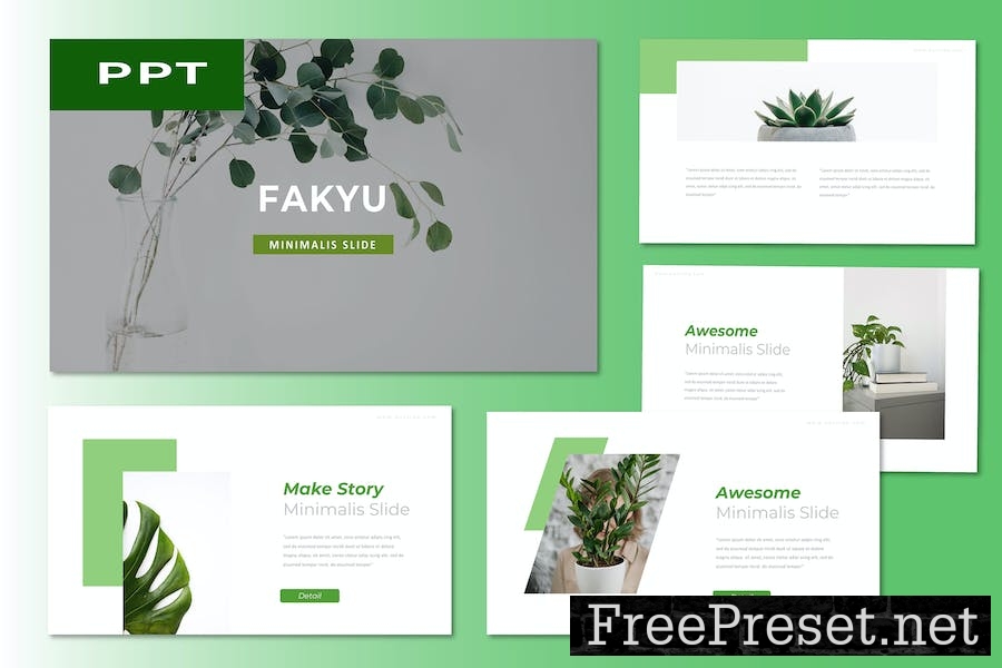 Fakyu Minimal PowerPoint 74M4EF6