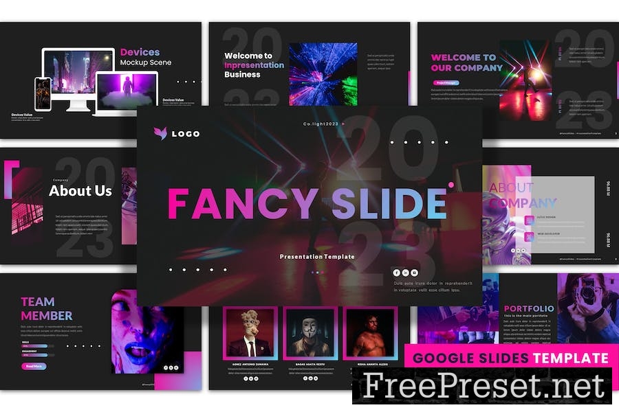 Fancy - Google Slides Presentation Template