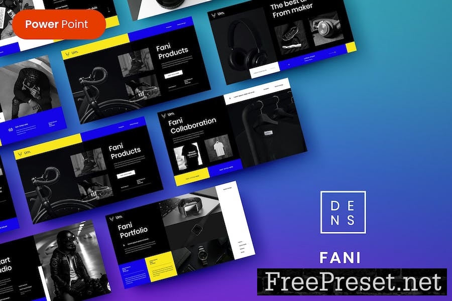 Fani – Business PowerPoint Template 3XHNBLZ