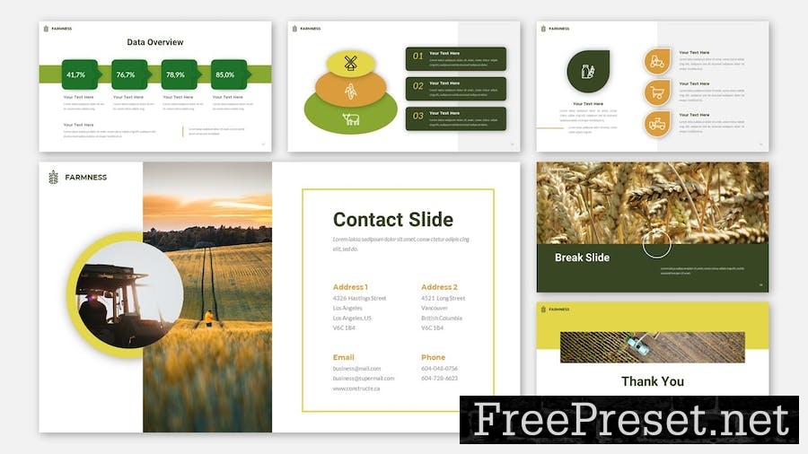 Farmness - Green Google Slides Template ZUVAXVE