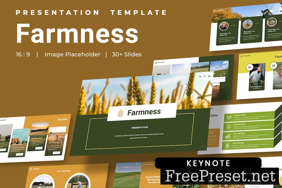 Farmness - Green Presentation Keynote Template