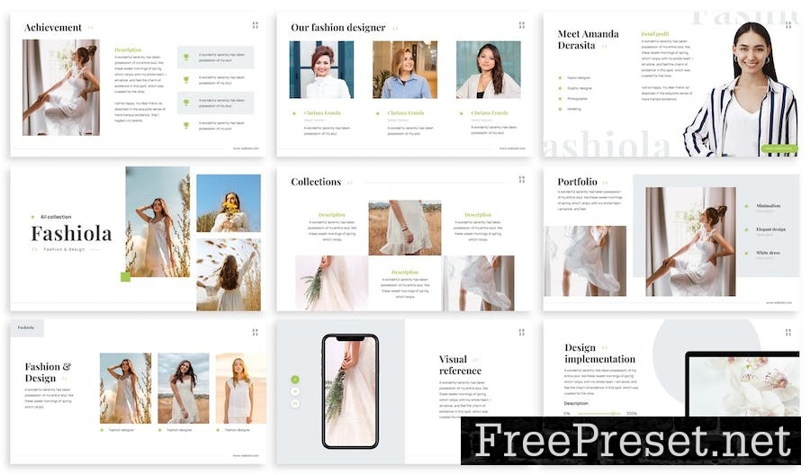 Fashiola - Fashion Keynote Template FLDAM3C