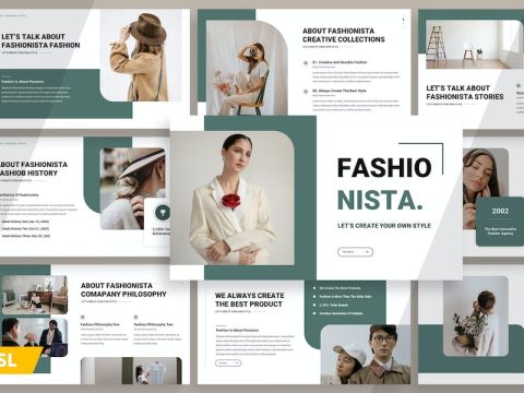 Fashionista - Fashion Style Google Slides VWSFXK2