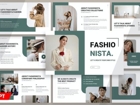 Fashionista - Fashion Style Powerpoint ZXCHL6P