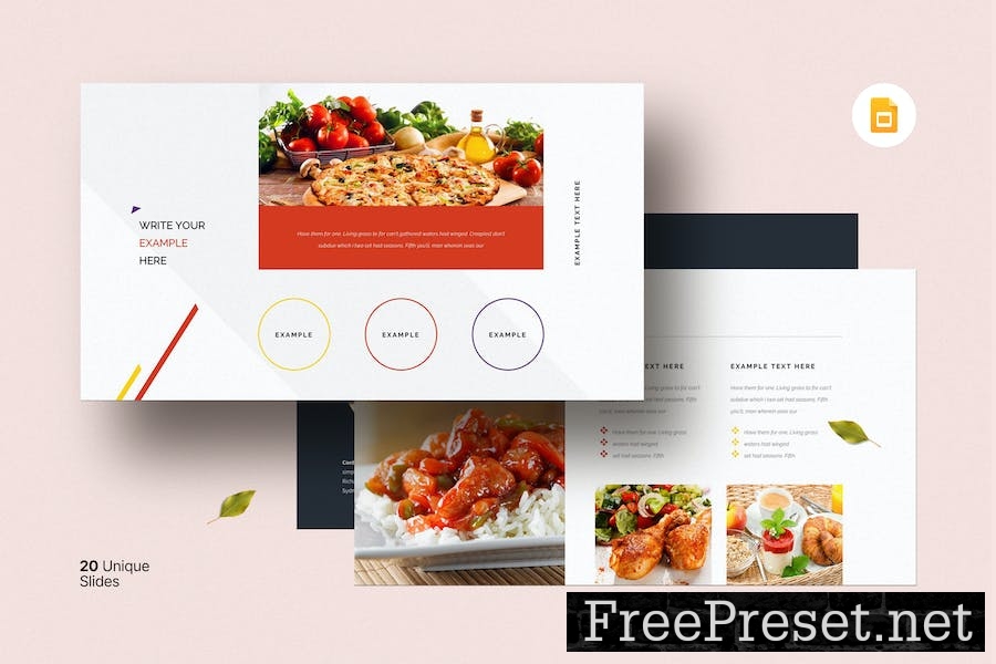 Fast Food Google Slides Template P3KD5X7