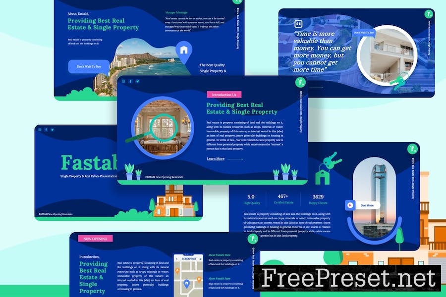 Fastabi - Real Estate Googleslide Template