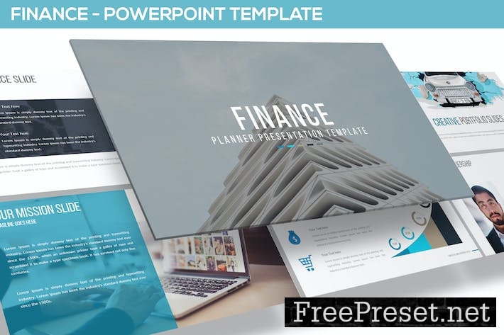 Finance Powerpoint Template DLTBM6