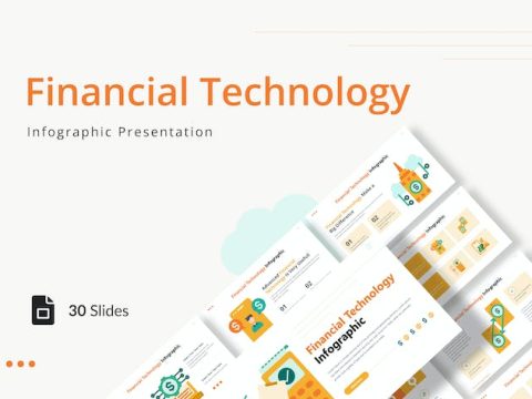 Financial Technology Infographic Google Slides V5UPMHK