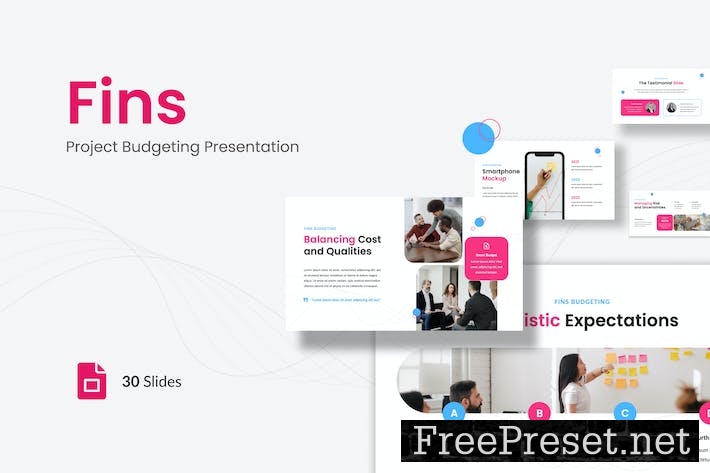 Fins - Project Budgeting Presentation Google Slide Y74PAKS