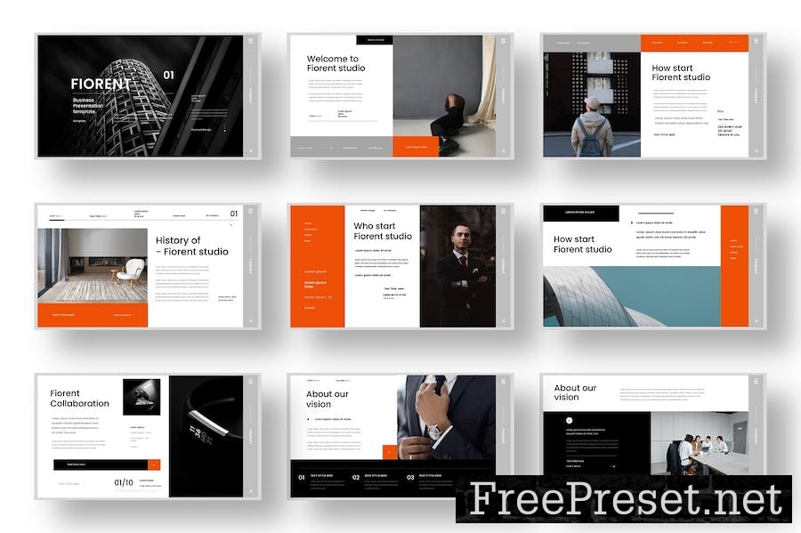 Fiorent – Business Keynote Template LMG7WMV