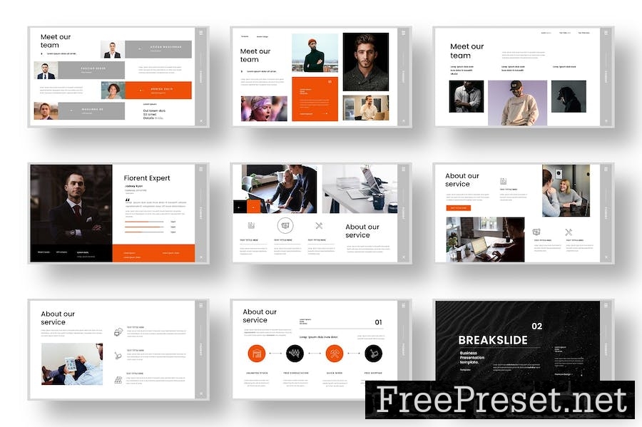 Fiorent – Business Keynote Template LMG7WMV