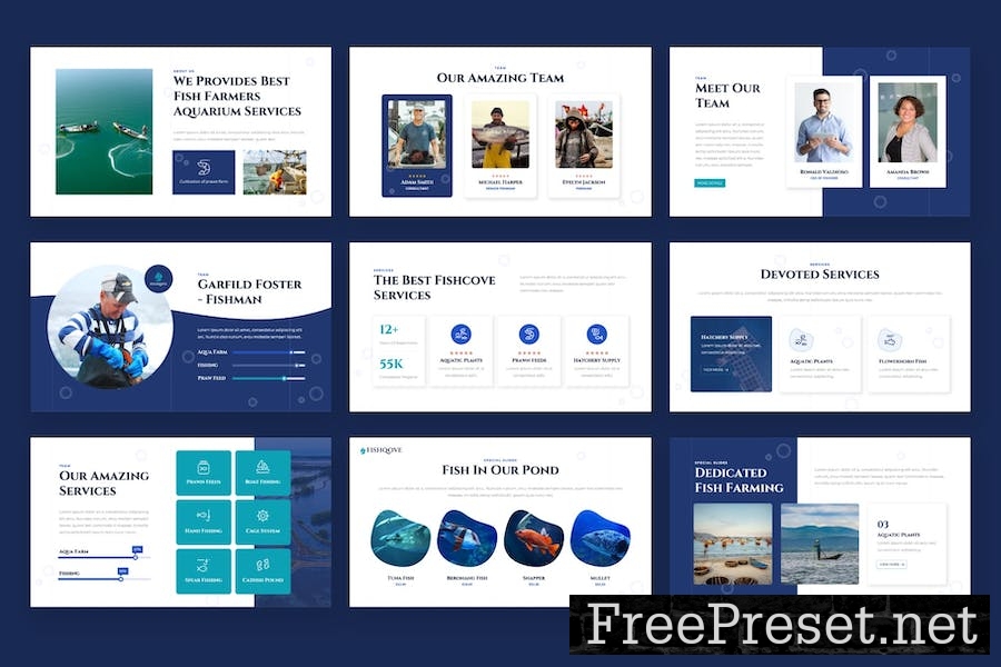 Fishqove - Aqua Farm & Fishery Keynote Template 8PXXFFE