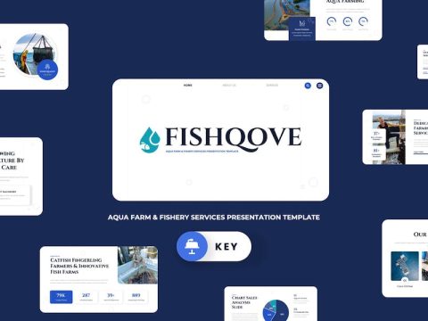 Fishqove - Aqua Farm & Fishery Keynote Template 8PXXFFE