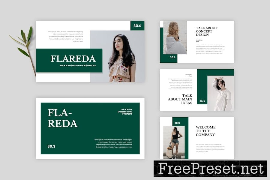 Flareda - Google Slide Template FJ27PBF