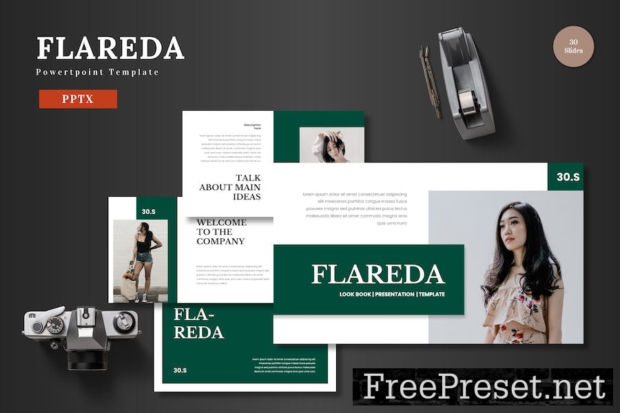 Flareda - Powerpoint Template