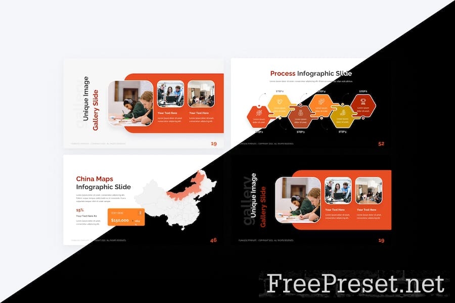 Flawless Orange Multipurpose Google Slide Template 2JHPGHX