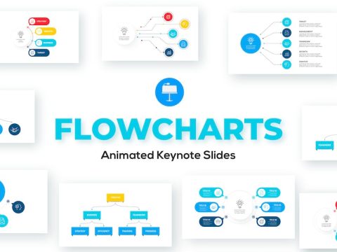 Flowcharts Keynote Presentation Templates TJKWTXN